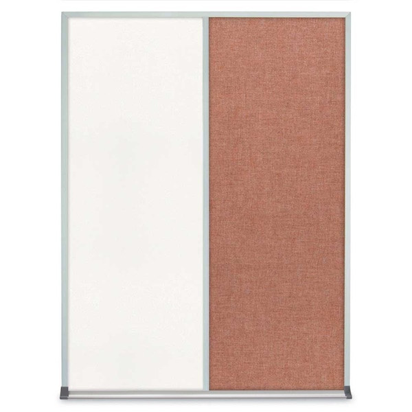 Single Door Radius Corkboard, 36"X36", B